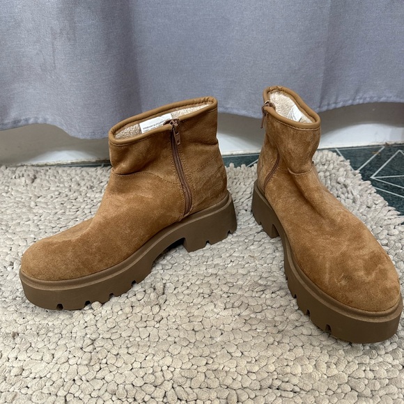 No Boundaries Platform Ankle Boots 8 - Picture 1 of 4